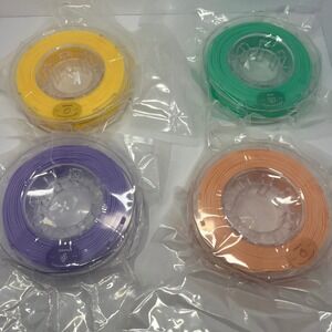 Toybox Printer Food PLA Filament 4 Pack Lemon Mint Peach Grape 1/2 LB Each